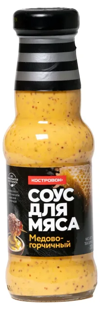 Соус для мяса "Медово-горчичный", 270г.Костровок
