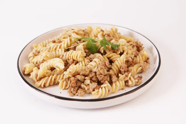 Макароны по-флотски со свиным фаршем